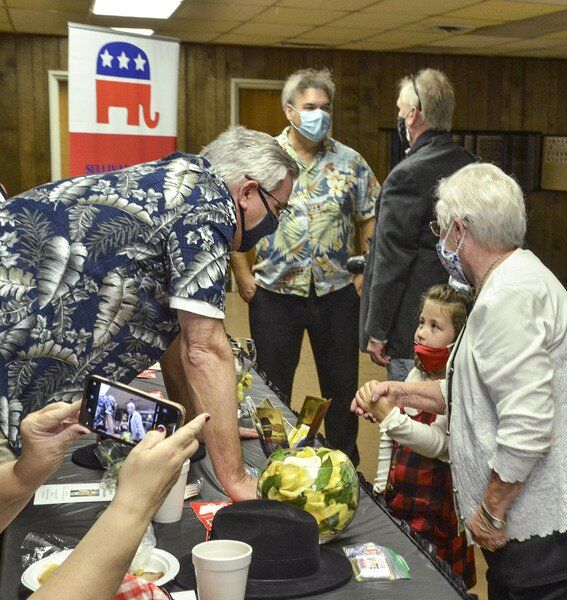 Seeking to extend his stay: Gov. Holcombe hopes to have chance to build on his first four years in office